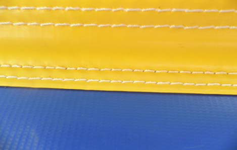 Salto inflável do curso de obstáculo do vinil em torno/trilha de salto Inflatables do obstáculo