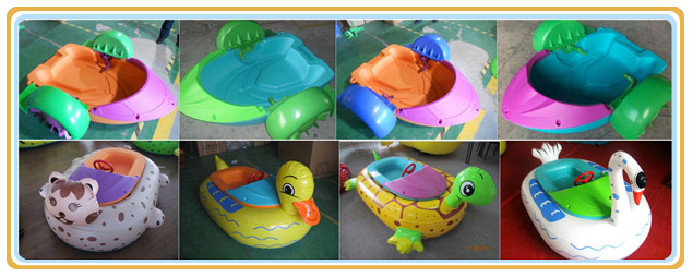 Barco inflável do pedal dos barcos de pá do Aqua da água mini para crianças