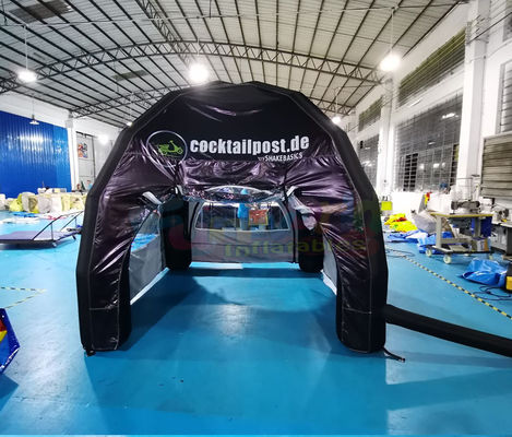 Commercial Black Portable Inflatable Marquee Tent Customized