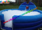 Plato PVC Blue Inflatable Water Pools , Kids Soap Foam Pitch Custom Made