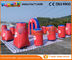 Air Sealed Inflatable Paintball Bunkers Paintball Equipment 0.6mm PVC Tarpaulin