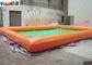 Outdoor Small Orange Inflatable Water Kids Pool for Swimming and Walk Roller
