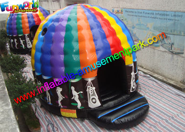 Crazy Air Music Commercial Bouncy Castles For Dancing Customized