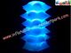 Purple Waterproof Inflatable Lighting Decoration Christmas Tree For Event