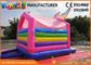 Mulit Color Commercial Bouncy Castles Inflatable Unicorn Bouncer Digital Printing