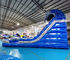 Double Stitching Plato Outdoor Inflatable Water Slides For School
