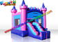 Turrets Colorful Commercial Bouncy Castles  Slide  5 x 4  Meters for Girl